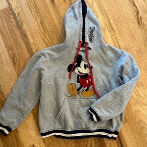 Disneyland Park Merch Mickey Mouse Textured Hoodie Sweatshirt Size Medium Disney